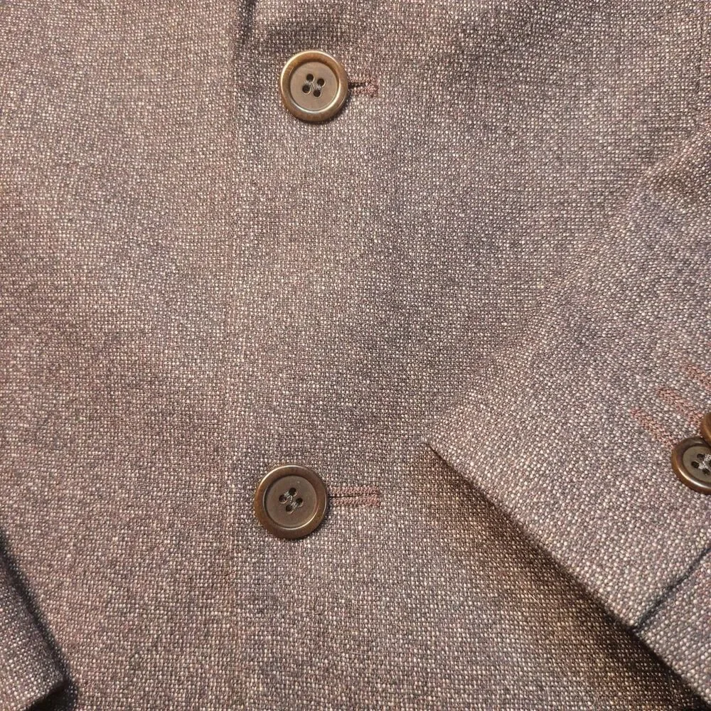 H&M Brown Textured Sport Coat Blazer